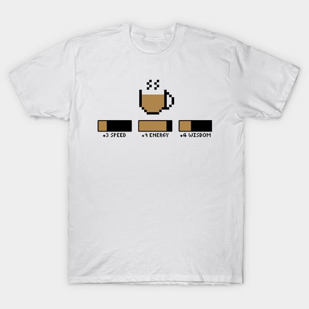 Coffee Stats T-Shirt by nektarinchen